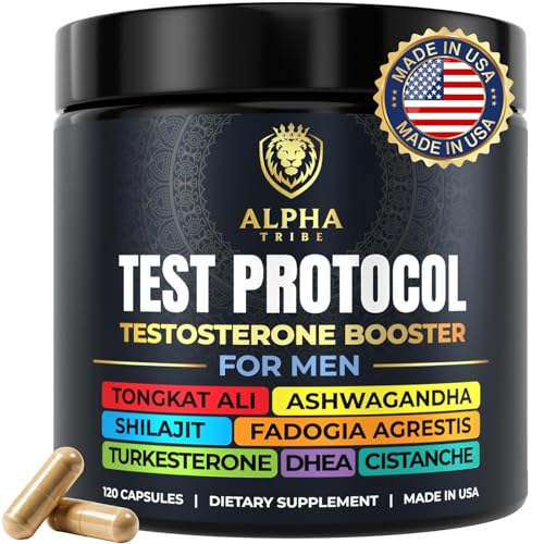 Alpha Tribe Test Protocol - Elite Natural Testosterone for Men | Testosterone Supplement for Men...