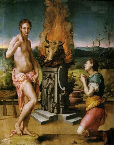 Tableaux sur toile Bronzino pour bureau moderne et élégant 60x90cm