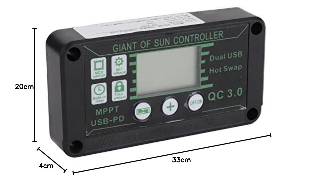 Kit Pannello Solare 600 Watt 12 24 Volt Monocristallino Off Grid per Case Barca, Regolatore di Carica Solare 100A Cavi Solari Caricatore Pannello Solare per Montaggio