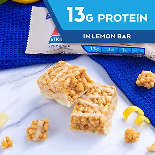 Atkins, Light & Crispy Lemon Bar, 1.41 Ounce (Pack Of 5) #TOP2