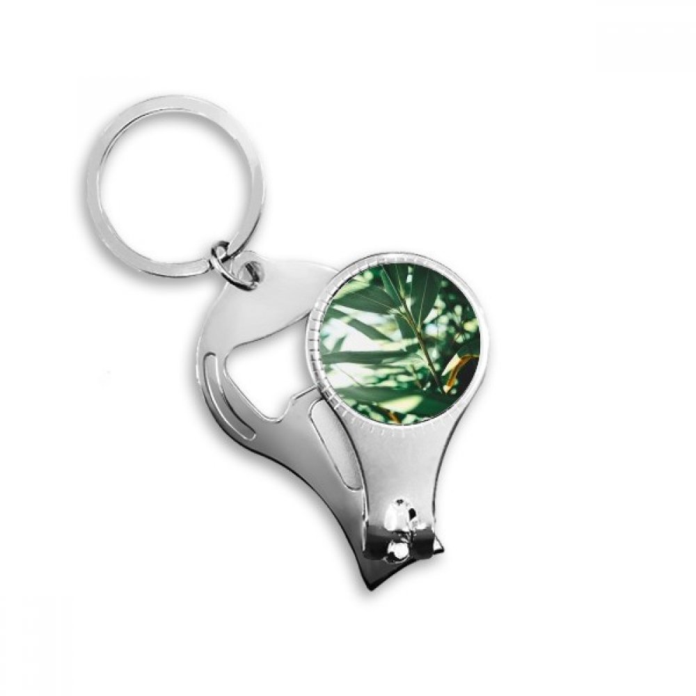 Pince à ongles Green Leaf Nature de haute précision au fini satiné