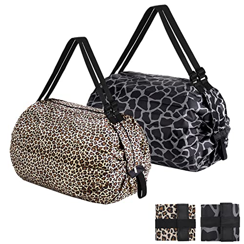 QZDAFFIC 2 Stück Einkaufstasche Faltbar Tote...