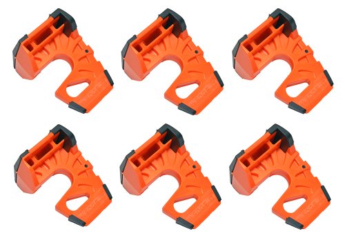 🔥 Cashback up to 70% Wedge-It - The Ultimate Door Stop - Orange (6 Pack)