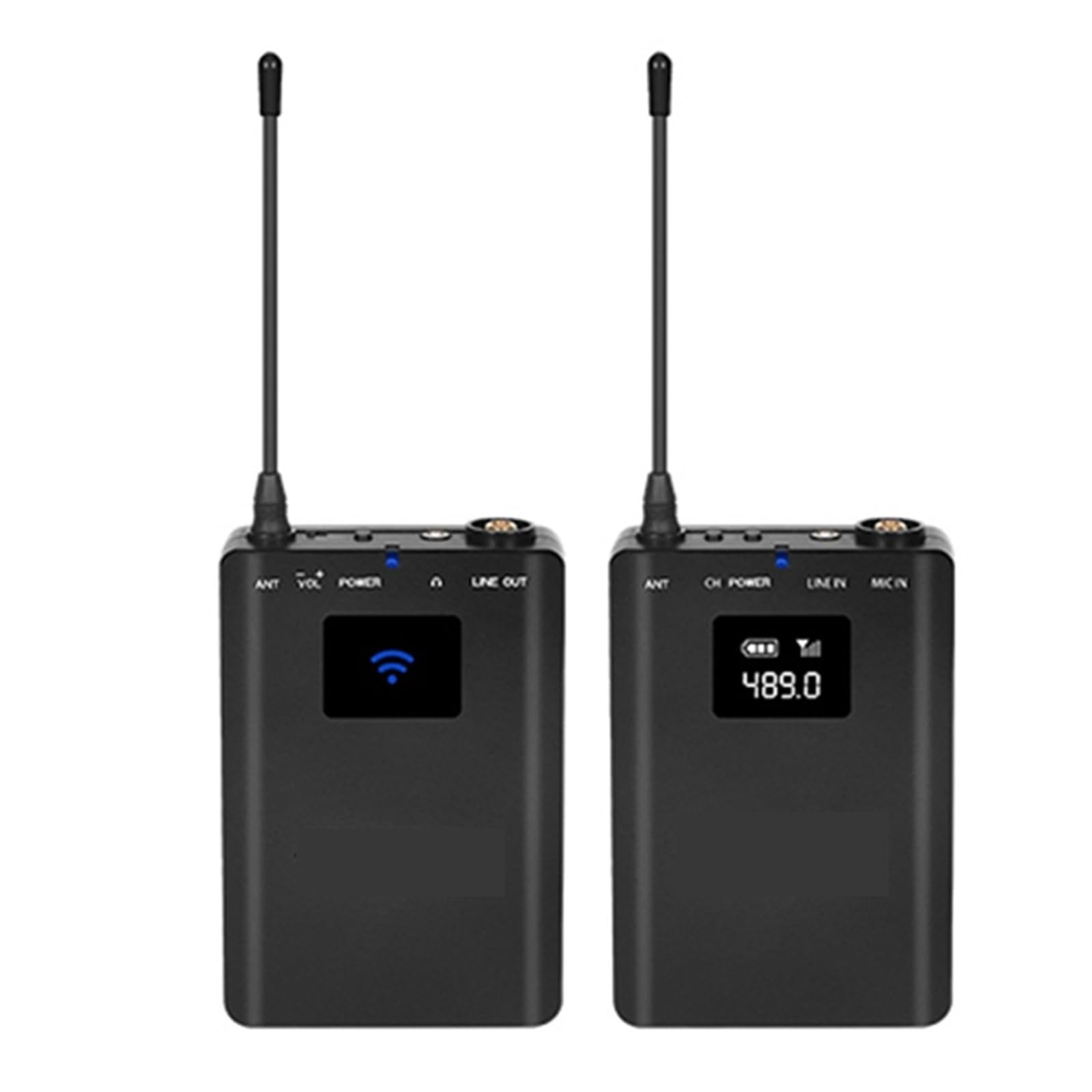 Mikrofon Nagrywanie Przez Telefon Zewnętrzny Bezprzewodowy Wywiad Microfone Lavalier Do Mikrofonu Z Redukcją Szumów Aparatu(Kit 1)