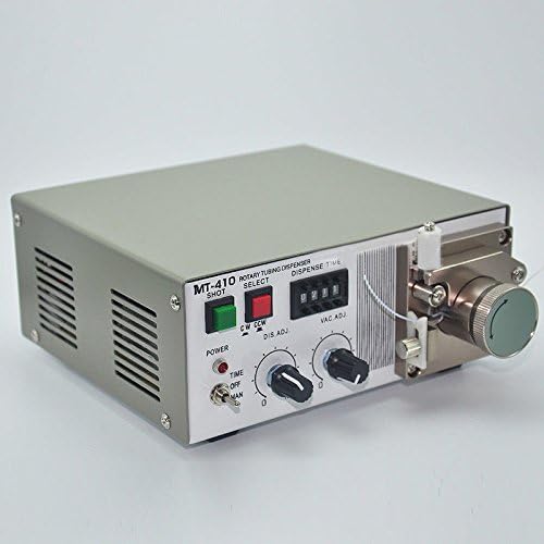 TOPCHANCES 110V MT-410 Auto/Manual Rotary Tubing Dispenser Quick Dry Glue Dispenser Machine