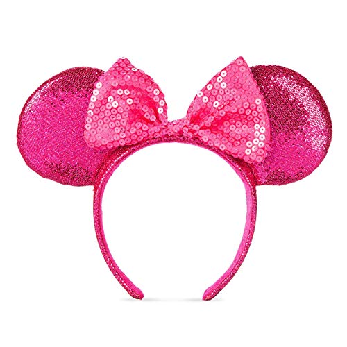 Disney Minnie Mouse Glitter and Sequin Ear Headband Imagination Pink