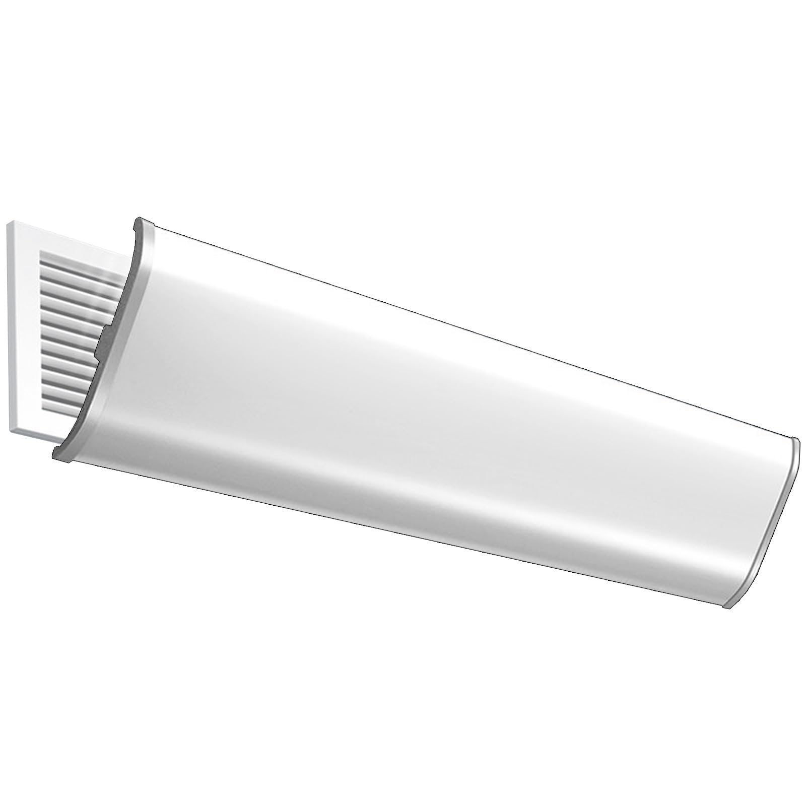 WUXTOKV Air Conditioner Vent Deflector, HVAC Register Deflector, 180° Adjustable, Retractable Ac for Ceiling Vents, Plastic(60x20cm/24x8in)