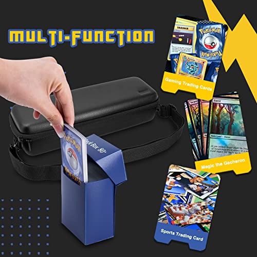 Clovercat Multiple Card Deck Big Box Storage For Magic/Yugioh/Tcg With Carrying Bag- Fits All Standard And Smaller Size Play Card #TOP3