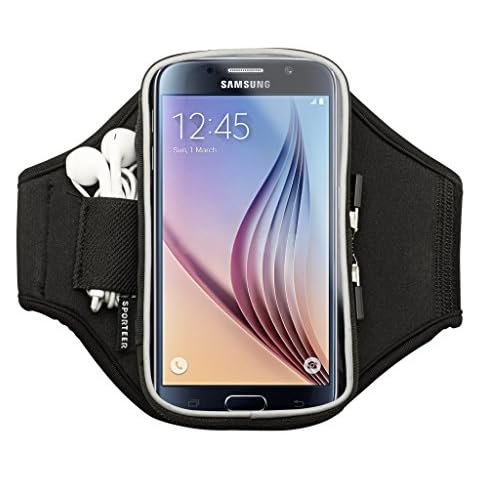 Sporteer Velocity V7 Sports Armband - Black, Medium/Large Cover