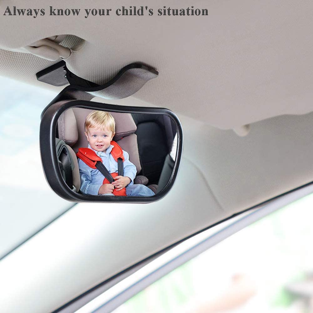Controllo Bambino In Macchina Sicuro Specchietto Retrovisore Diono Per Bambini - Mirror 7 Pollici Regolabile 360° Per Sedile Auto Accessori Auto Famiglia