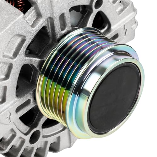 Image of PHILTOP Alternator Compatible With Hyundai for 2017-2020 Elantra 2.0L 2019-2021 Forte 2.0L (Delco Unit; 150 Amp) 11934N 12V CW 6-Groove Pulley