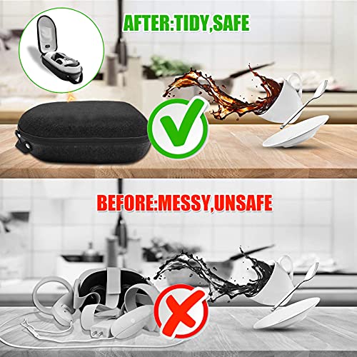 Goldmiky Hard Travel Case voor Oculus Quest 2/Oculus Quest-VR Gaming Headset Controllers Accessoires Waterdichte… - Image 5