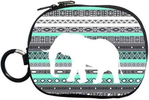 Generic Personalized Generic Personalized Aztec Alpaca Illustration Elephant Pattern for Zippered Throw Pillowcase 18x18 inches (one sides)for Coin Purse (Two Side)