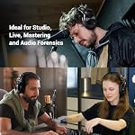 OneOdio A70 Bluetooth Over-Ear Headphones, Hi-Res Wired DJ Studio - Black - Image 6