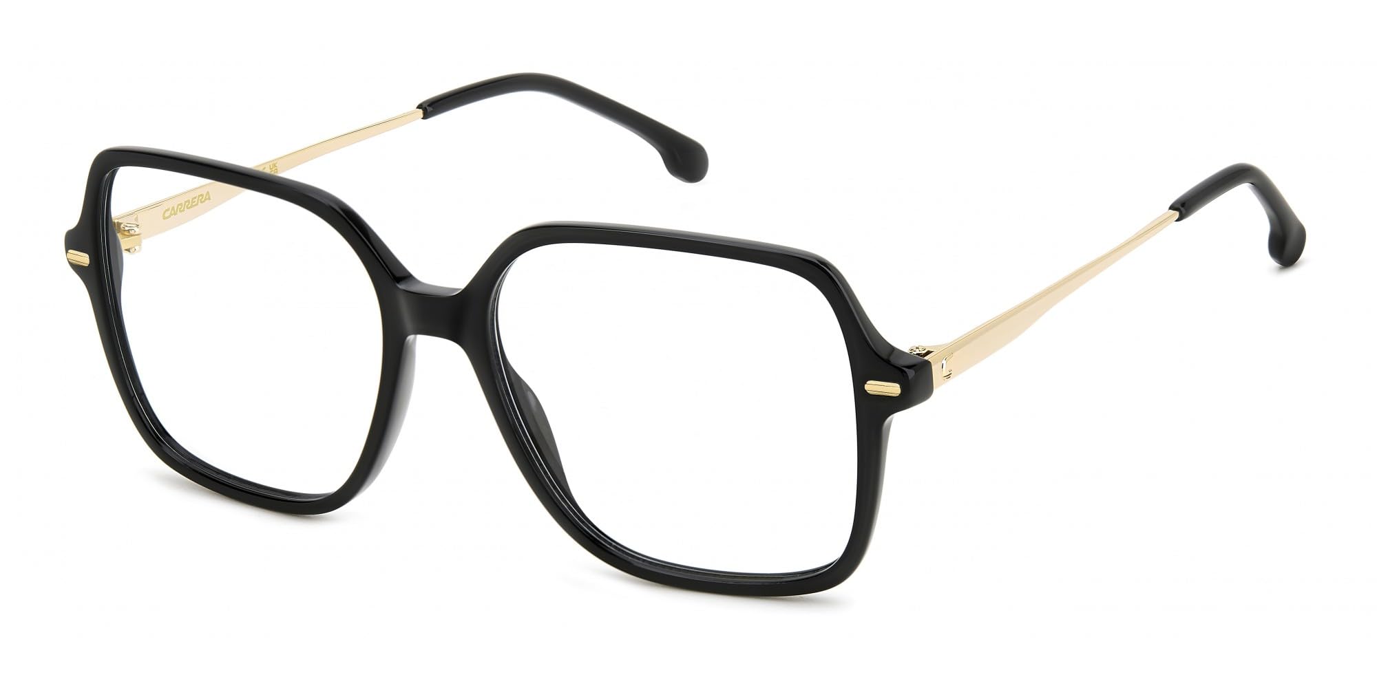 Carrera Black 3038 807 Woman Optical Frames Acetate Squared