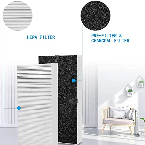 Vereen Luftreinigerfilter für HRF201B, -U-HEPA-Filter für FRF102B & Filter U, HRF201B, HHT290, Et, 4 Stück – Bild 6