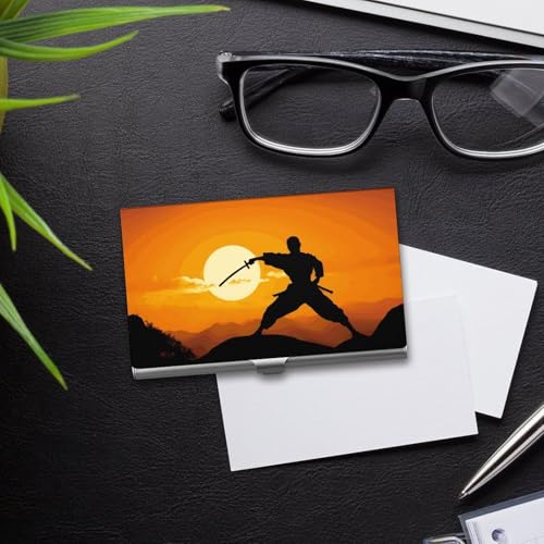Porte-cartes de visite karaté accessoire de bureau