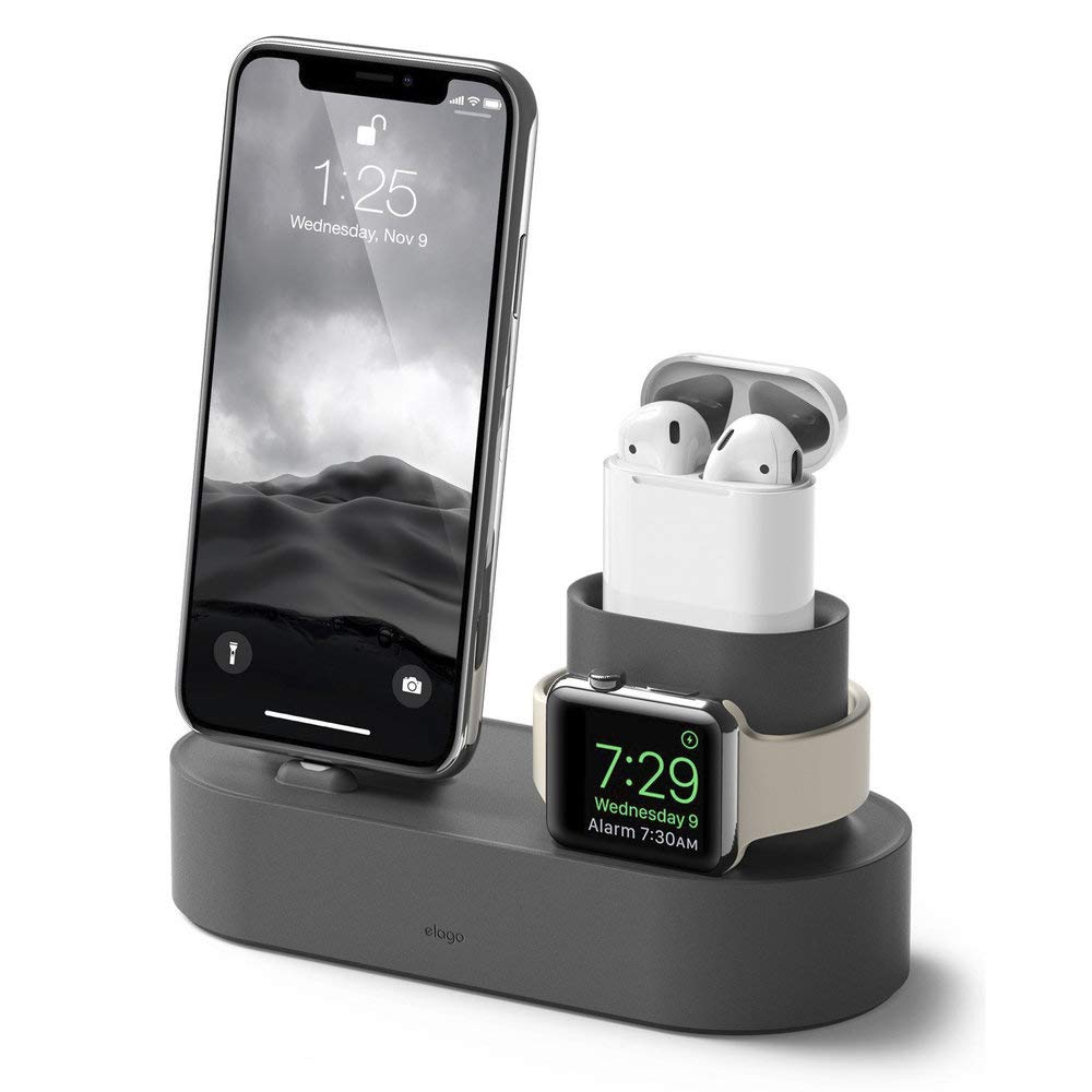 Elago 3 in 1 Charging Hub Black, EST-TRIO-BK