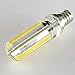 Honcaly® 110v 8w E12 Dimmable LED Light Chandelier Dimmable Bulb Halogen Replacement Warm White 3000k Crystal Ceiling Lamp Light