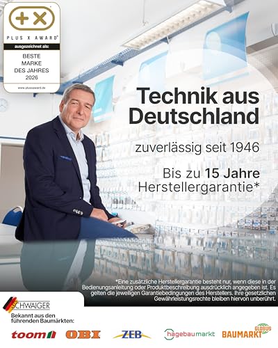 SCHWAIGER Grill-Leuchte I LED Grill Licht mit Schraubklemme I 180° neigbar & 360° drehbar für individuelle Ausleuchtung I hitzebeständige Grillbeleuchtung I batteriebetriebenes Licht für BBQ