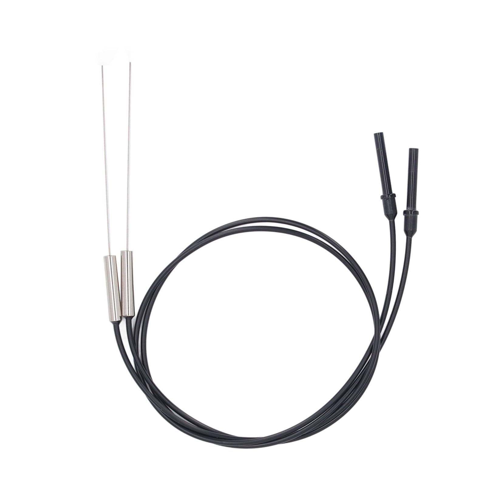Câble de capteur à fibre optique transmissif avec distance de détection de 0 à 370 mm, rayon de courbure minimum de R10 mm et diamètre d'objet minimum de 0,05 mm, construction en