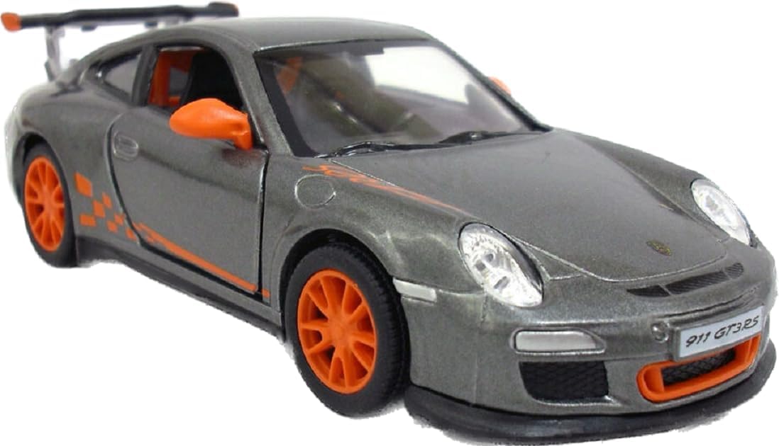Porsche 911 GT3 RS 1:36 Scale 5" Die Cast Metal Model Toy Sports Car (Grey)