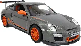KiNSMART - Porsche 911 GT3 RS 1:36 Scale 5" Die Cast Metal Model Toy Sports Car (Grey)