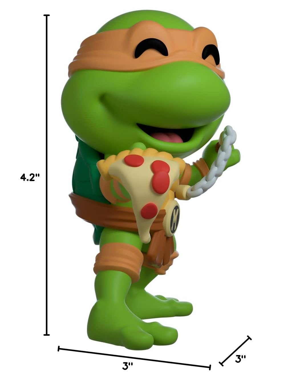 Youtooz Teenage Mutant Ninja Turtles Michelangelo 4.2" Vinyl Figure, Collectible Michelangelo from TMNT TMNT Collection