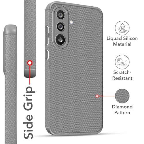 Image of Jkobi Back Cover Case for Samsung Galaxy M56 | Samsung Galaxy F56 (Liquid Silicone | Side Grip | Camera Protection)