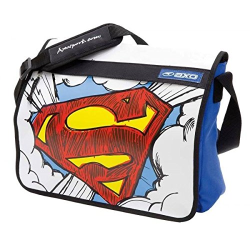 Borsa tracolla bianco blu rosso supermen