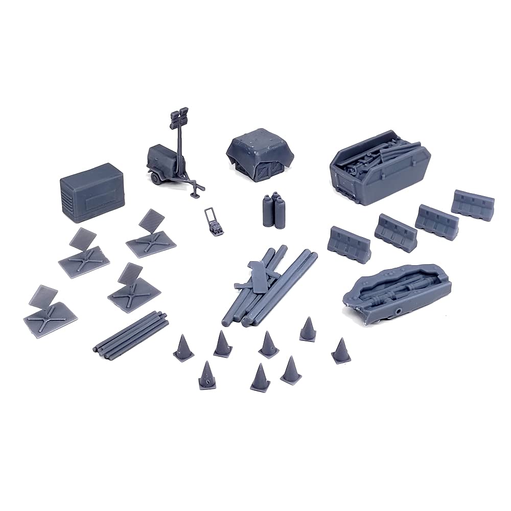 Accessoires de chantier de construction HO 1:87 diorama ferroviaire
