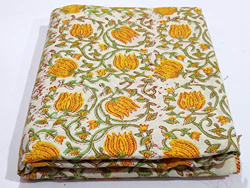 Tissu de coton indien d'artisanat traditionnel pour coussin et ameublement raffiné