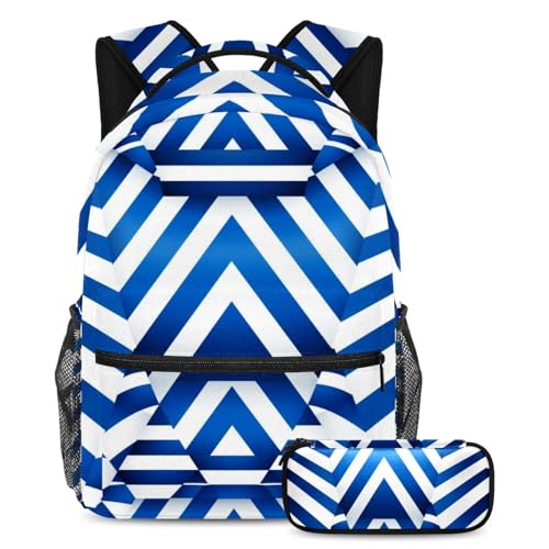 Ensemble cartable drapeau israélien bleu fini les sacs trop petits