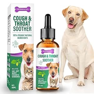 Dog Cough Treatment – Herbal Dog Cough Relief Drops for Allergy, Dry, Wet & Barky Cough – Allergy Relief Immune Supplement for Dogs of All Breeds & Sizes