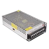 Nagelneu und hohe Qualitaet SODIAL (R) LED elektronischer Transformator Niederspannungstrafo 300W 12V 25A 220V AC Schaltnetzteil