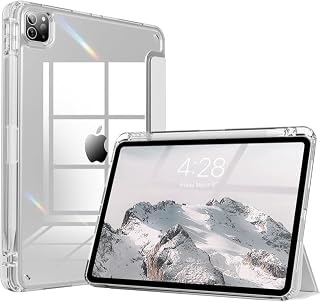 Boxome Tablet Case Cover for Apple iPad Pro 12.9 inch (3rd|4th|6th|5th Gen) [Auto Sleep/Wake Cover] [Pencil Holder] [Trifo... Price In India