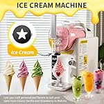2 IN1 Ice Cream Maker Slushie Machine for Home - 88oz Slushy Machine Maker No Ice Needed Self Cleaning, Frozen Drink Machine, 5 Preset for Soft Serve Ice Cream, Slushie, Margarita, Frappés, Milkshake - Image 2