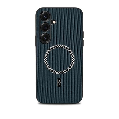 Case �Ή��@�� for Samsung Galaxy S25 FE, �Ή��@�� for Samsung Galaxy S25 FE [3D�e�N�X�`���[] [�����}�O�l�b�g�����O] �X�}�z�P�[�X Blue