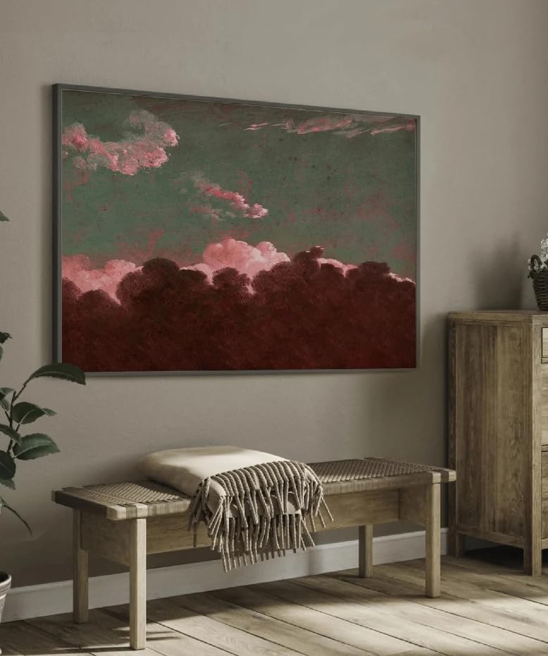 Impression sur toile de style paysage surréaliste sur châssis en bois robuste - 3