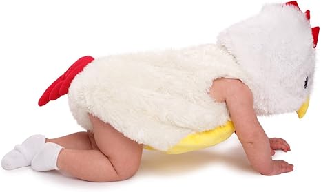 Amazon Com Dress Up America Baby Rooster Costume Infant Halloween Chicken Costume For Girls And Boys Clothing Shoes Jewelry