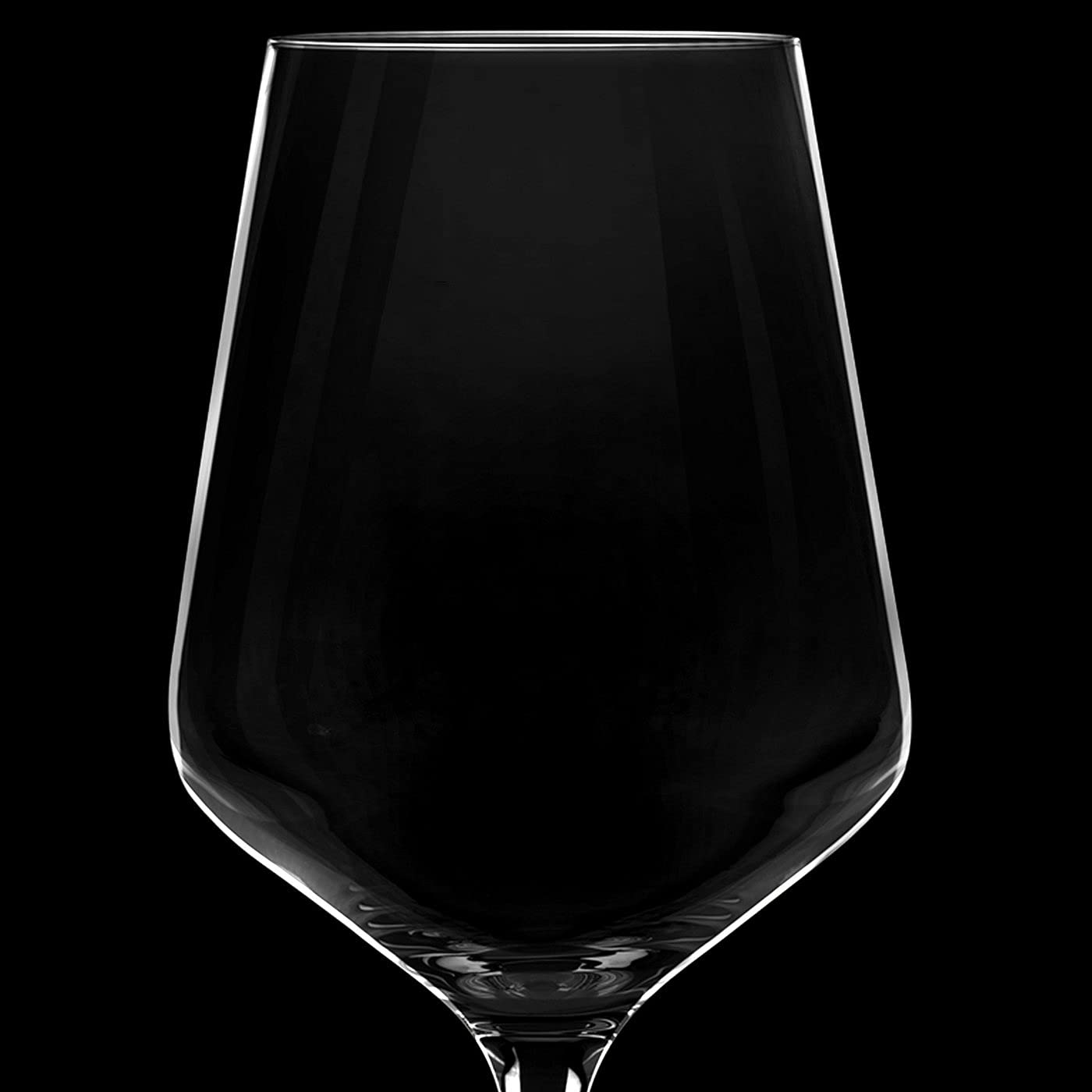 Maverton 6 Calici da vino Rubino XL - 530 ml - in vetro - ottimi per il vino rosso e bianco - regalo di matrimonio unico - pensiero speciale - ideali per Lui e per Lei