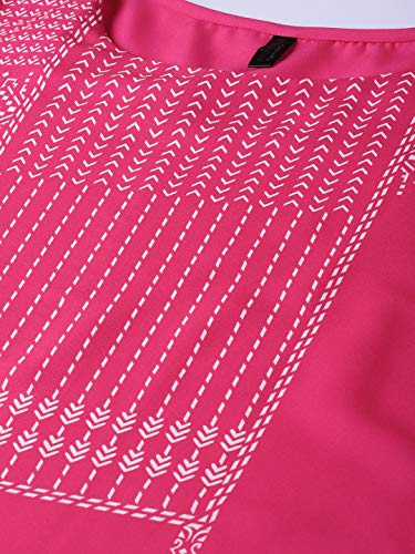 Image of Vaamsi Women's Crepe Regular Kurta