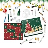 yakermur Adventskalender für Gesichtspflege | Countdown-Kalender, 24 Tage, Set Gesichtspflege – tägliche tiefe Hydrationslösung für, Transport, Termine, Reisen, Fitnessstudio