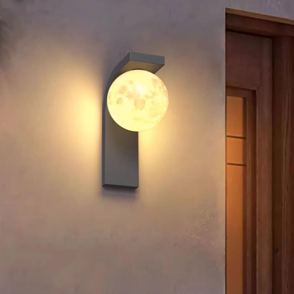 Éclairage mural extérieur en acier inoxydable durable et lampe solaire LED