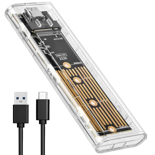 Ya en mundofriki.es: AXFEE Carcasa SSD M.2 NVMe, Carcasa Disco Duro SSD, Caja Disco Duro Lector Disco Duro 10Gbps USB 3.1 Gen 2, Compatible con 2230/2242/2260/2280, con Cable USB, Sopporta UASP&Trim