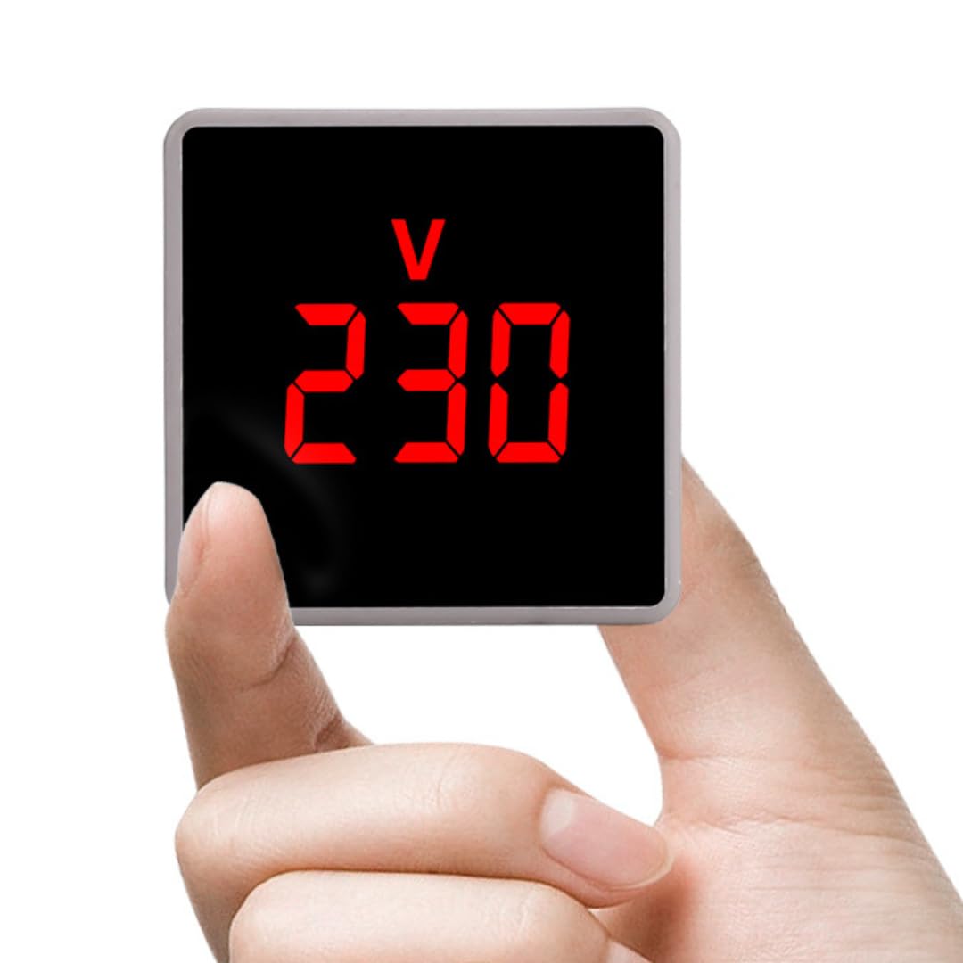 Blackt Electrotech (BT71PL) Plugin Digital Voltmeter Panel Meter LCD AC Voltmeter Volt Tester small size (1)