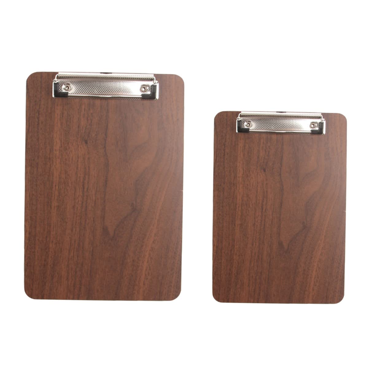 SHOWERORO Wooden Menu Rack Easy Open Close Clip Kitchen Menu Board Holder for Home Dining