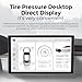 MekedeTech DUDUAUTO USB Car Tire Pressure Monitoring System Compatible with Android Touch Screen,Auto Alarm,4 Tire Sensors for RV Sedan SUV MPV Cars (External TPMS)