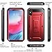 SupCase [Unicorn Beetle Pro Series Case Designed for iPhone Xs Max, Full-Body Rugged Holster Case with Built-in Screen Protector Kickstand for iPhone Xs Max 6.5 Inch 2018 Release (MetallicRed)