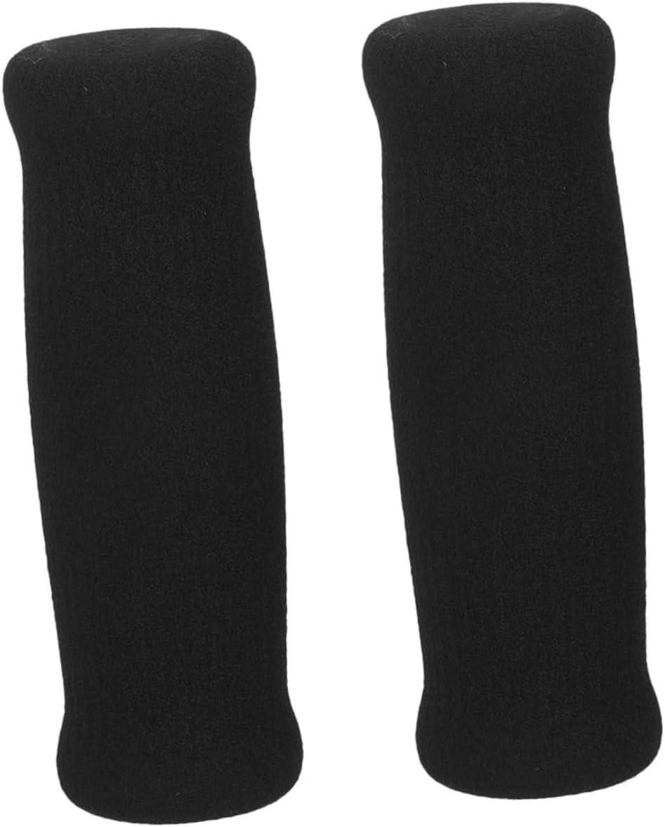 2pcs Thick Foam Walking Stick Cane Handle Grips Anti-Skid Sponge Grip Replacement for Elderly Disabled